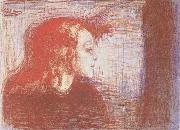 Edvard Munch The Children is ill oil painting artist